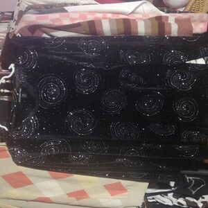 Black Velvet Swirl Pattern Shirt